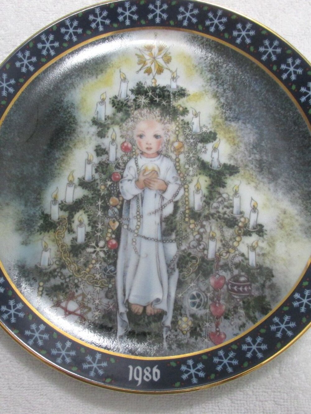 Sulamith Wulfing Christmas Plate 1986 The Christ Child